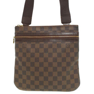 Louis Vuitton Damier Ebene Brown Pochette Bosphore Shoulder Bag